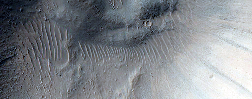 Crater with Steep Slopes
