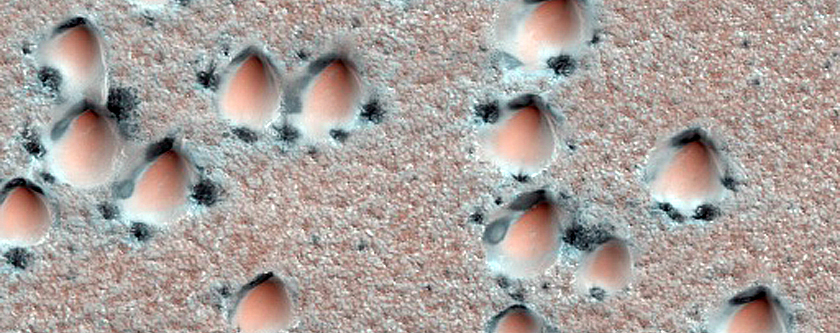 Southerly Dunes in North Polar Erg