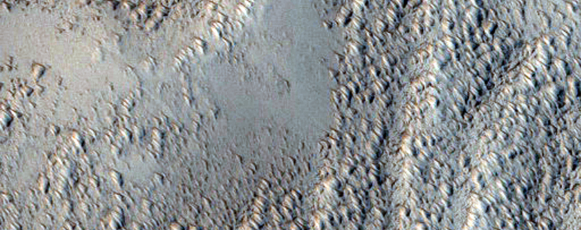 Landforms Northwest of Biblis Patera