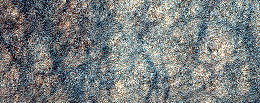 Center of Lowell Crater