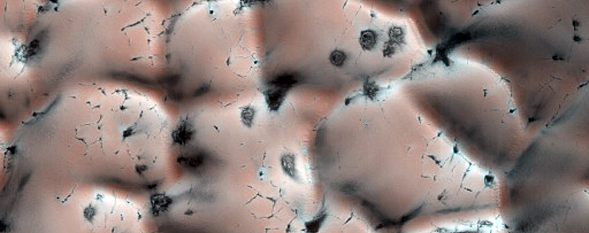 Monitoring Ice in Polar Crater