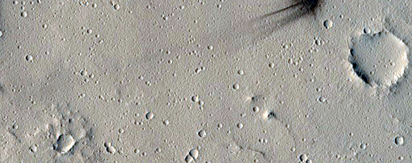 Candidate Recent Impact Site