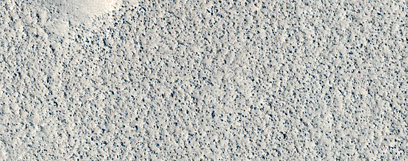 Small Crater Cluster on Northern Plains