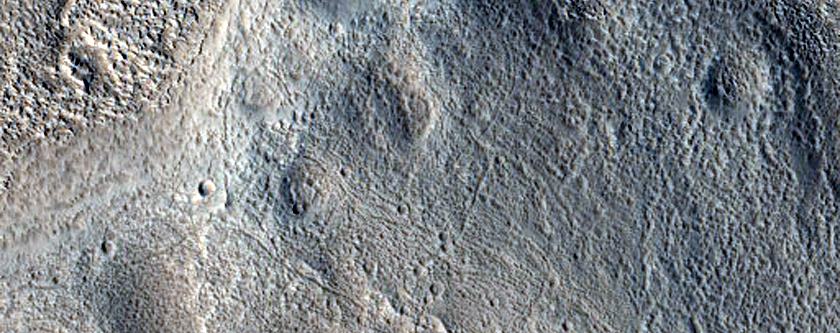 Layers along Mound North of Hrad Vallis