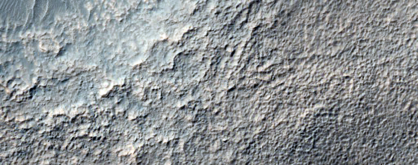 Dipping Layers in Crater near Arrhenius Crater