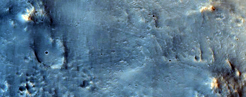 Intracrater Deposit in Arabia Terra