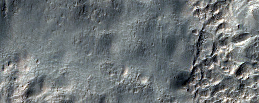 Crater in Northeast Argyre Region