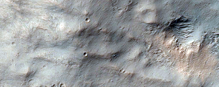 Crater in Northern Hellas Region