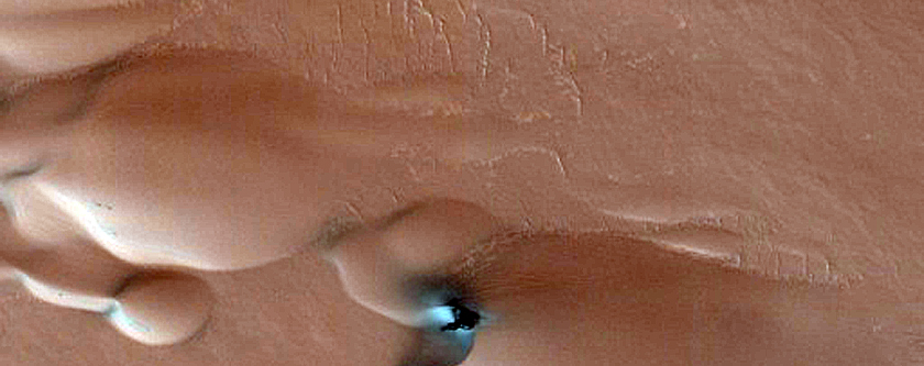 Chasma Boreale Scarp Dunes