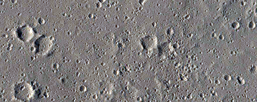 Candidate Recent Impact Site