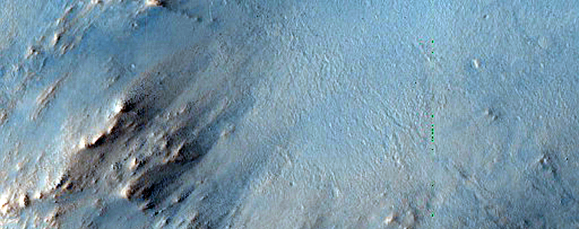 Clay-Bearing Knob in Northeast Syrtis Major