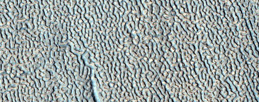 Lineated Valley Floor Material