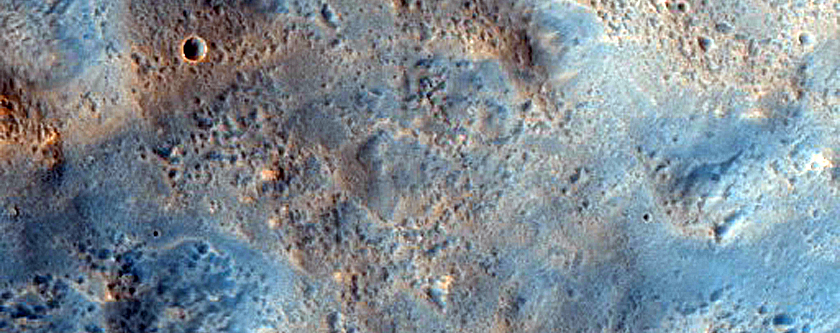 Terrain near Bamberg Crater