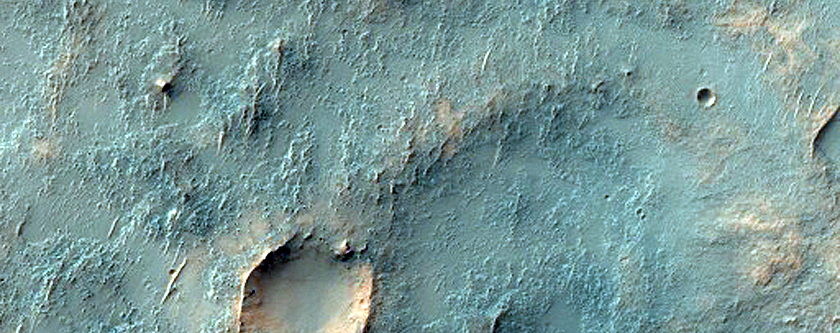 Channel Northwest of Hellas Planitia