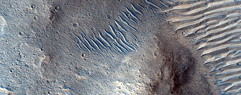 Channel Interacting with Channel East of Nanedi Valles System