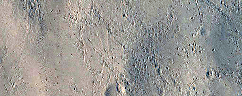 Recent Impact Crater in Phlegra Dorsa