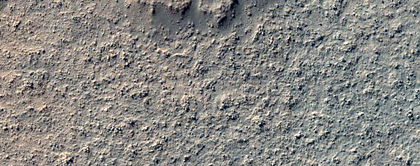 Eroded Crater Ejecta