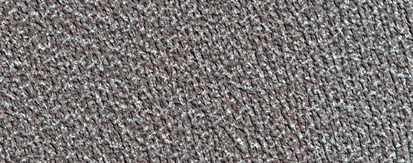 Possible Impact Crater on North Polar Cap