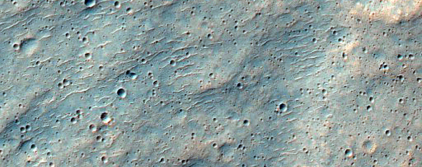 Trough on Tyrrhenus Mons