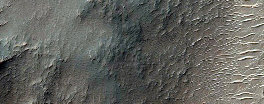 Crater with Gullies