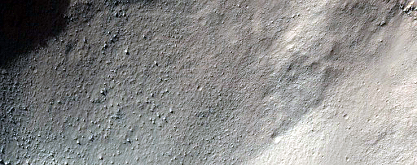 Crater with Steep Slopes