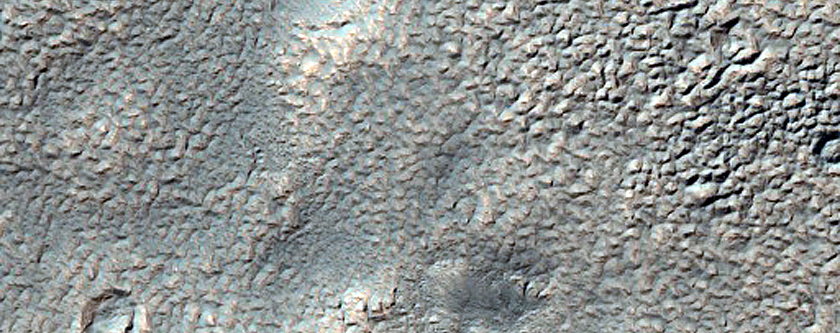 View of Multiple Valleys East of Warrego Valles