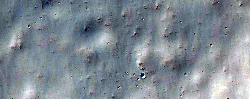 Interior of Crater West of Gorgonum Chaos