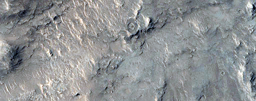 Channel-Fan System in Gale Crater
