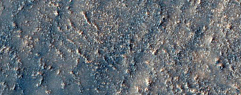 Terrain West of Syrtis Major Planum