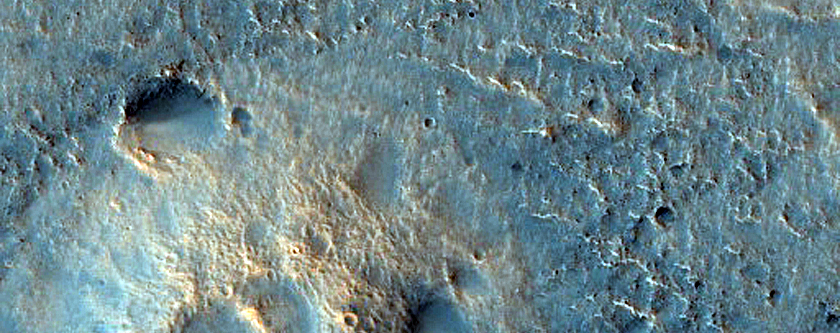 Field of Cratered Cones in Acidalia Planitia