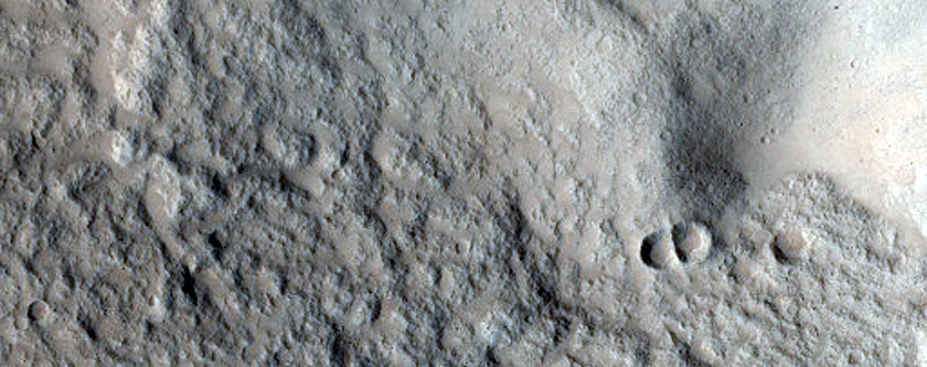 Impact Crater near Alba Patera
