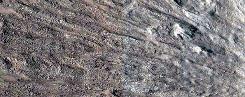 Impact Crater and Ejecta