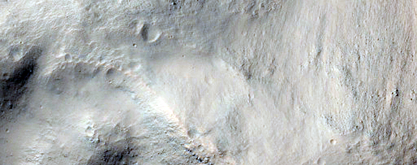 Small-Scale Landslides in Eos Chaos