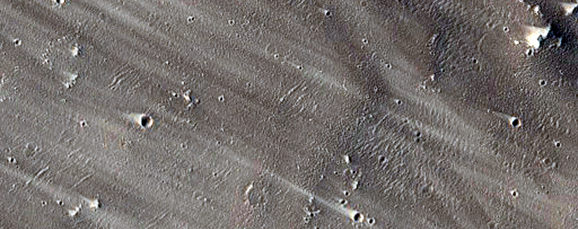 Fossae in Tharsis Region