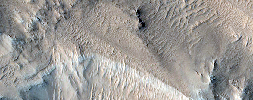 Ridges near Gordii Dorsum