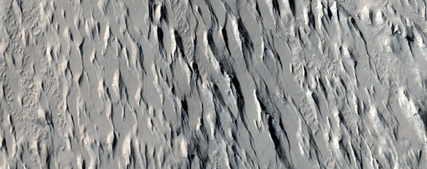 Scarp in Lucus Planum