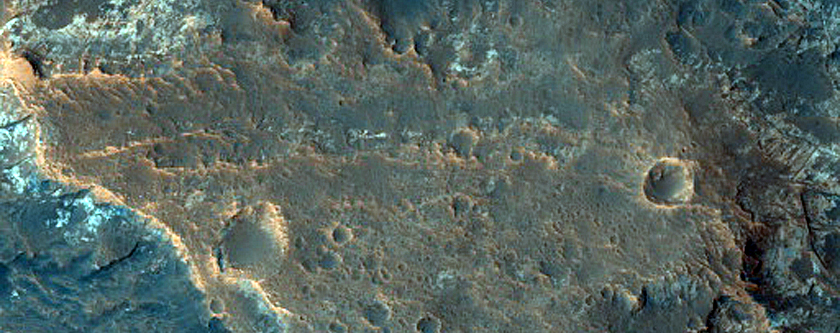 Mesa near Mawrth Vallis