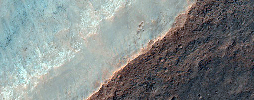 Exposed Stratigraphy in Peraea Cavus Southern Wall