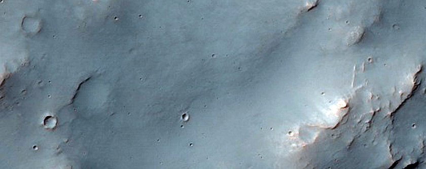 Bakhuysen Crater Ejecta Contacts