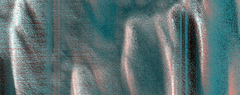 Dune Field in Viking Image 516B54
