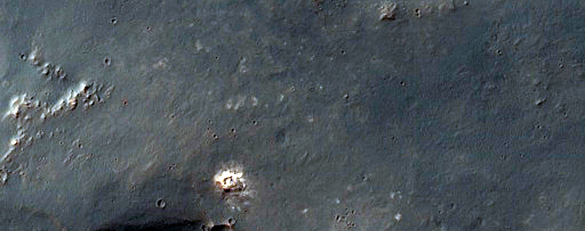 Possible Small Fresh Impact in Thaumasia Northeast