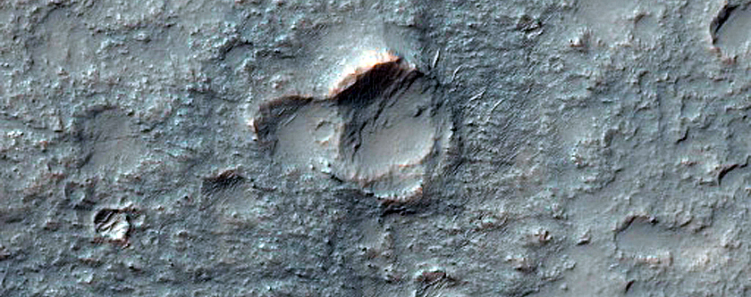 Hydrated Minerals on Plains of Terra Sirenum