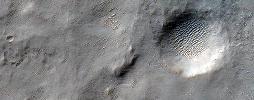 Western Discontinuous Ejecta and Rays from Gasa Crater in Eridania Planitia