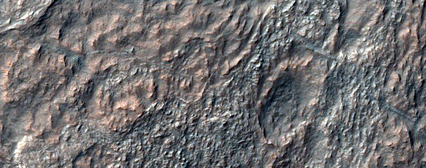 Channel Northeast of Hellas Planitia