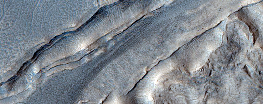 Ribbed Terrain in Northern Arabia Terra