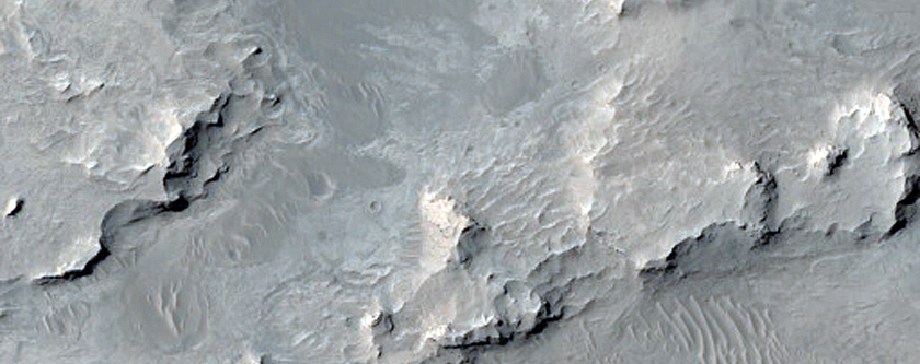 Crater Rim and Ejecta