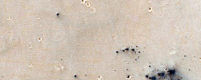 Candidate Recent Impact Site