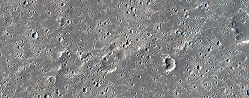 Terrain Sample in Elysium Planitia