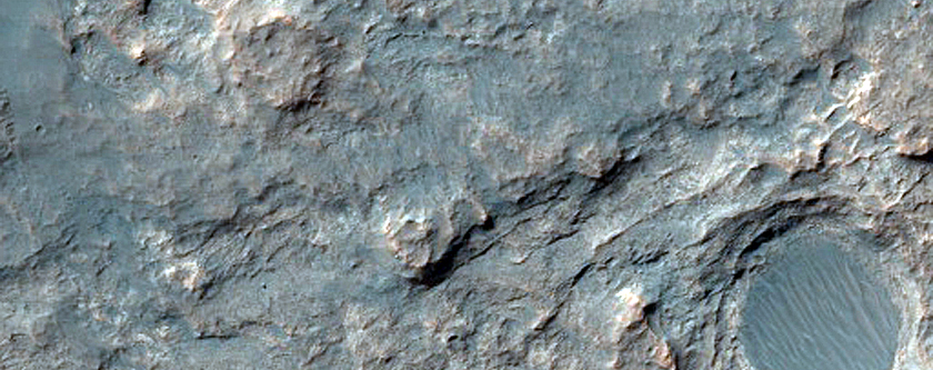 Layers in Northeastern Hellas Planitia