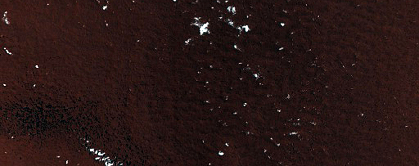 Frost Monitoring in Crater